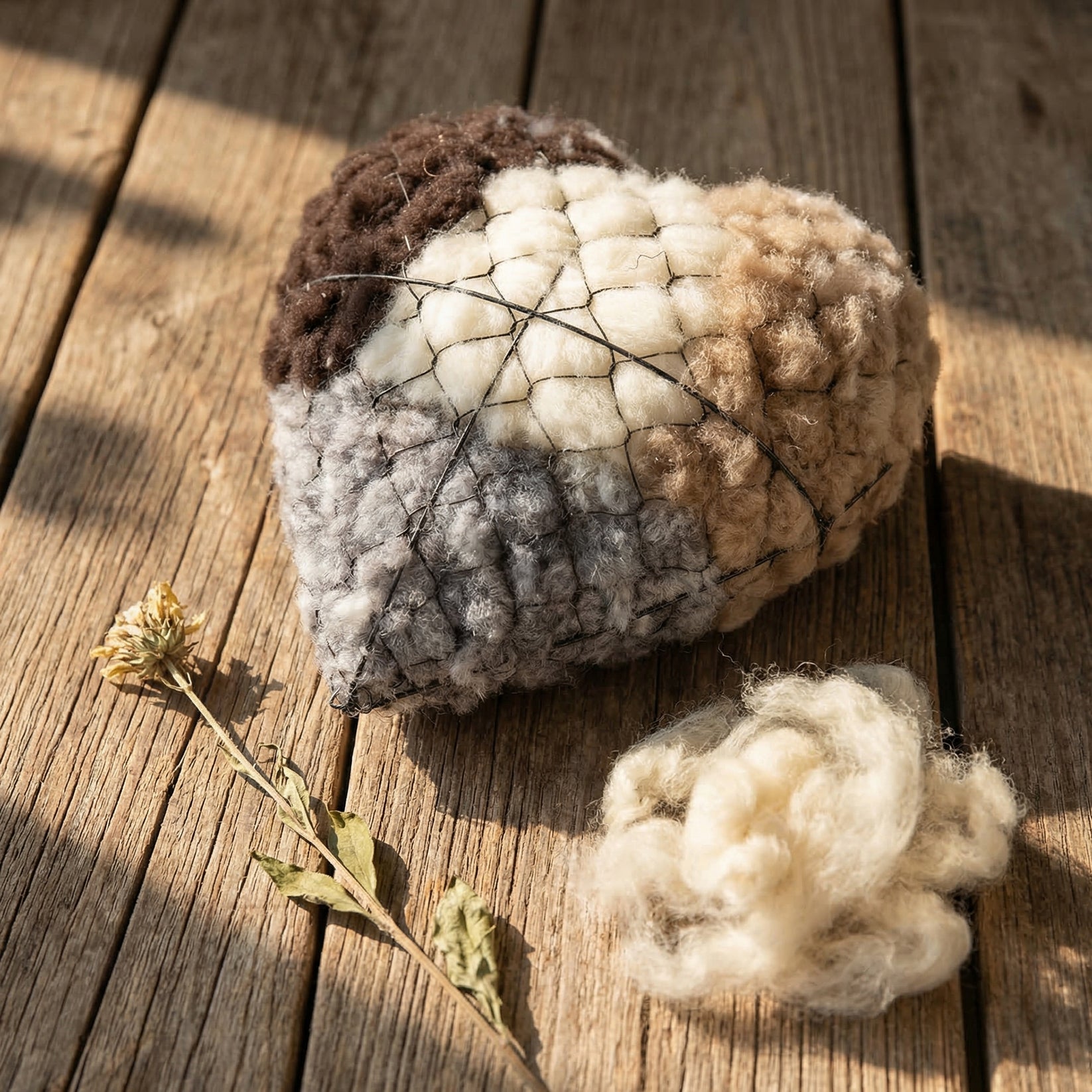 Alpaca Nesting Heart